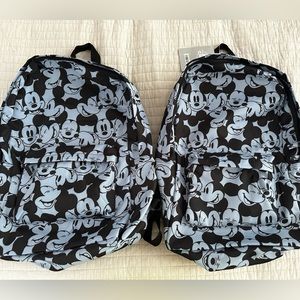Lot of 2 Disney backpacks blue/ navy blue- selling together